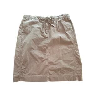 Briggs New York Vintage Light Brown Tie Waist Back Pocket Skirt‎ Women's Size 16